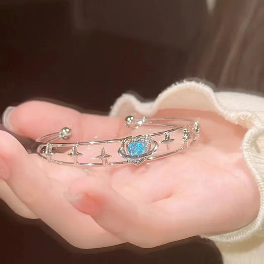 "One Star River" light luxury niche exquisite opening bracelet