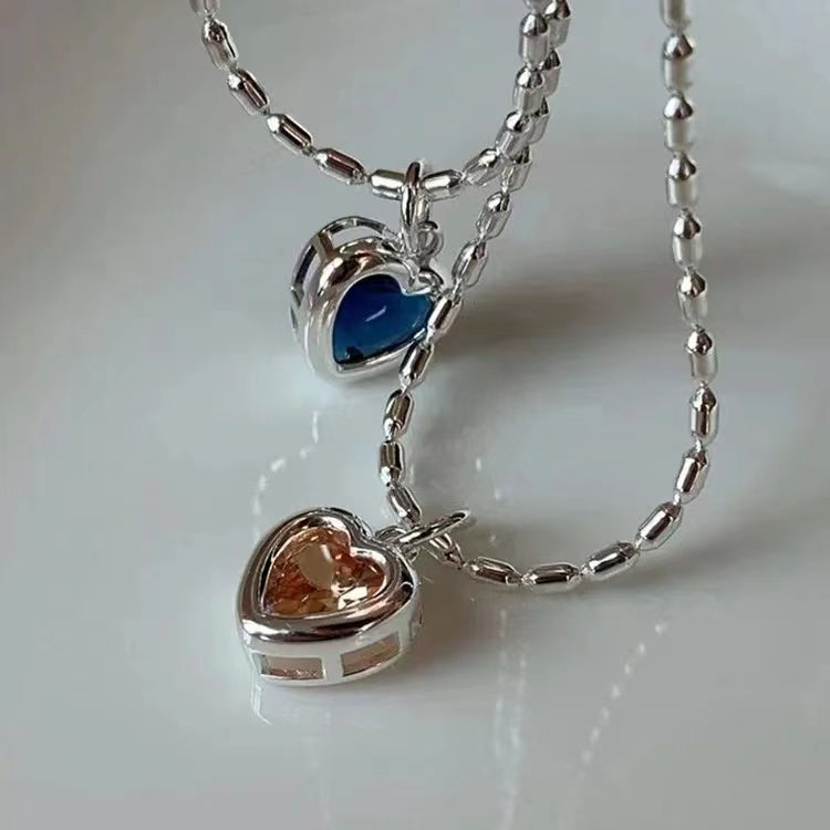 texture necklace pearl zircon tassel cnecklace