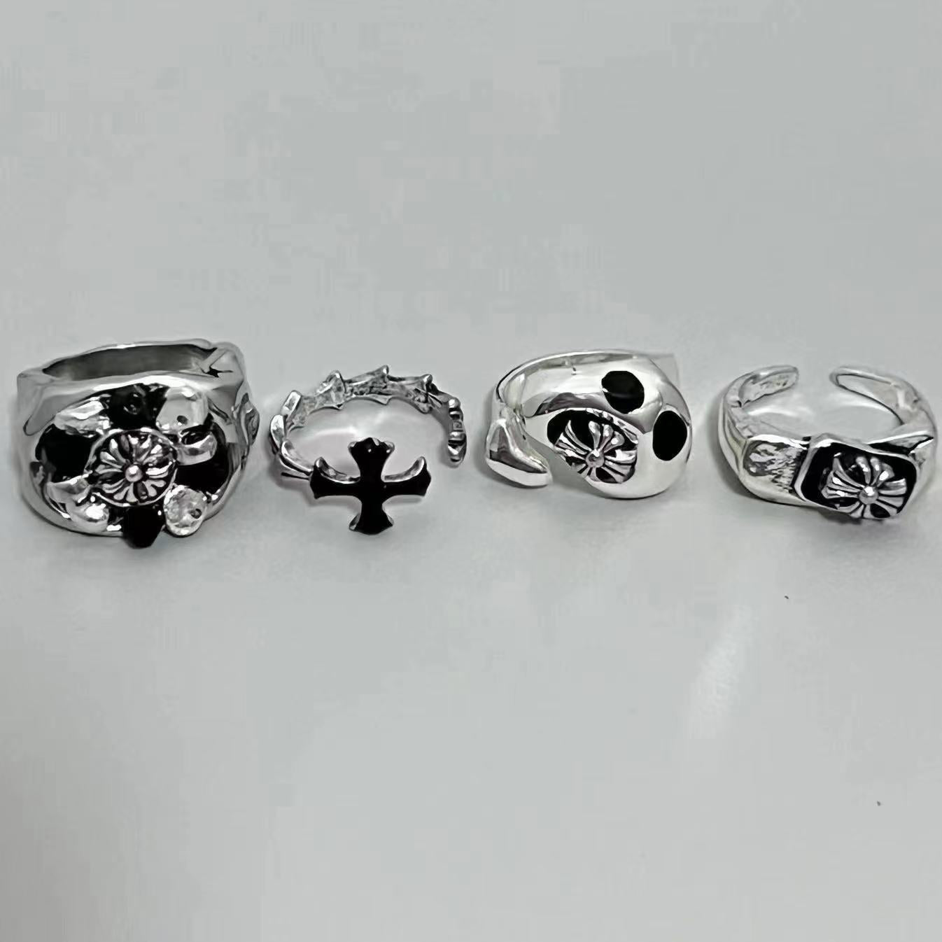 Original Genderless Couple Ring with Small Design Fragmented Theory Ring: Men and Women's Fashion Pair Ring