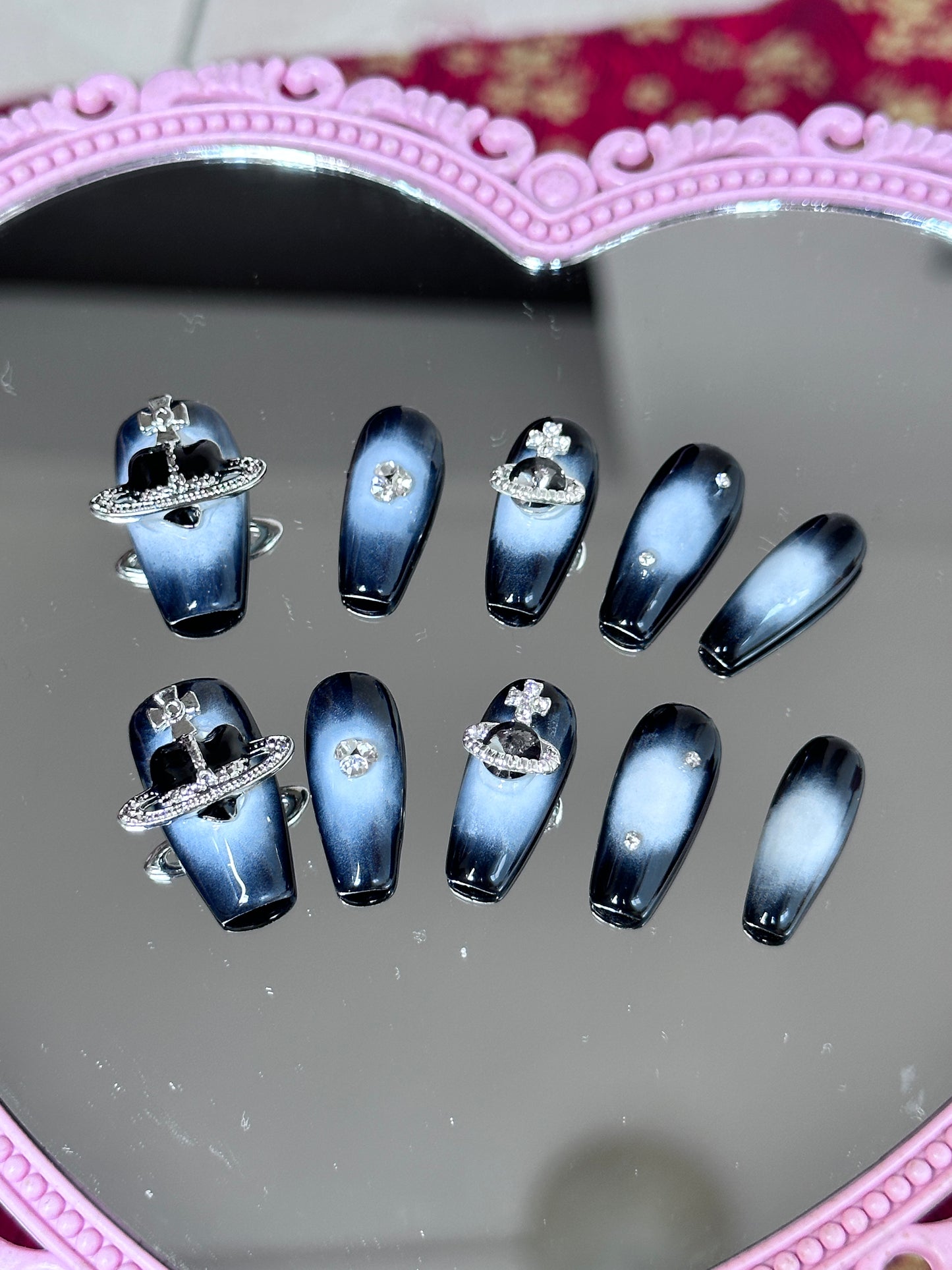 Blue Empress Dowager's nails