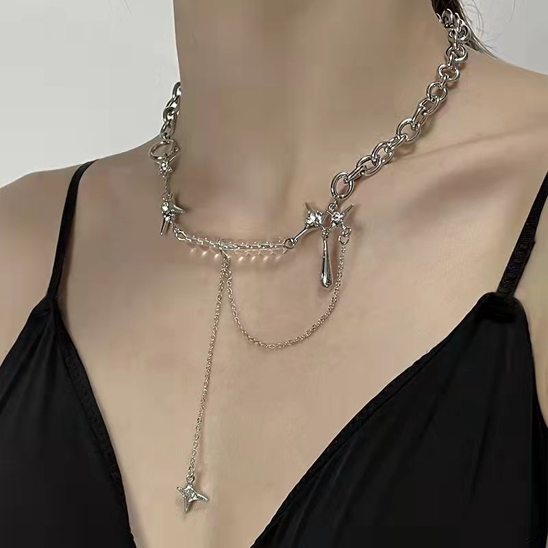 Advanced cold wind decorative collarbone  necklace