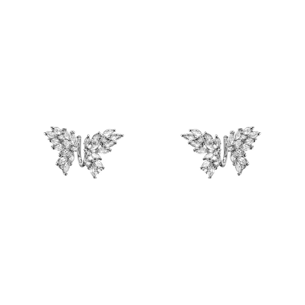 Wings of Angels - Flash Diamond Butterfly Earrings 2022 New Fashionable