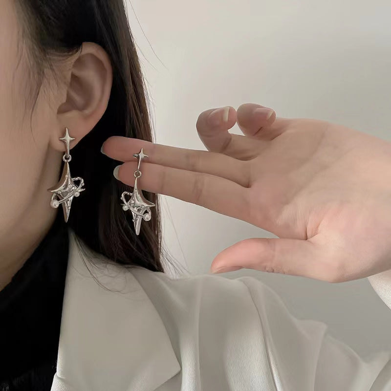 Star Earrings, female minority, versatile design