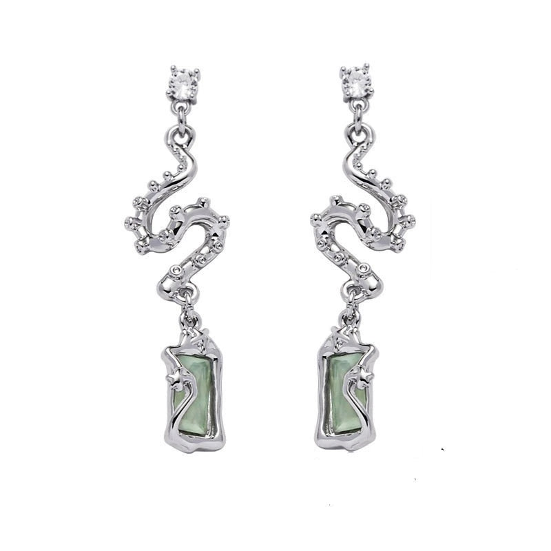 Mint green series necklace female new Chinese luxury niche design fresh college wind senior sense of neck jewelry wholesale