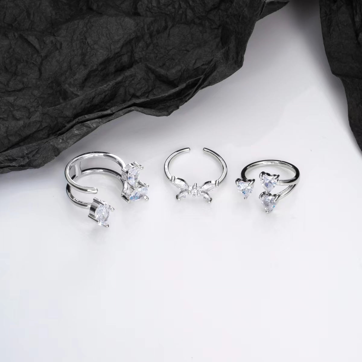 Metal Diamond Ring