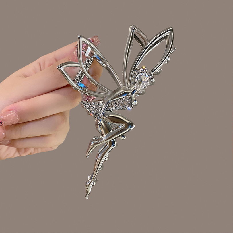 Fairy Fairy Hairpin Large Grasping Clip on the Back of the Female's Head